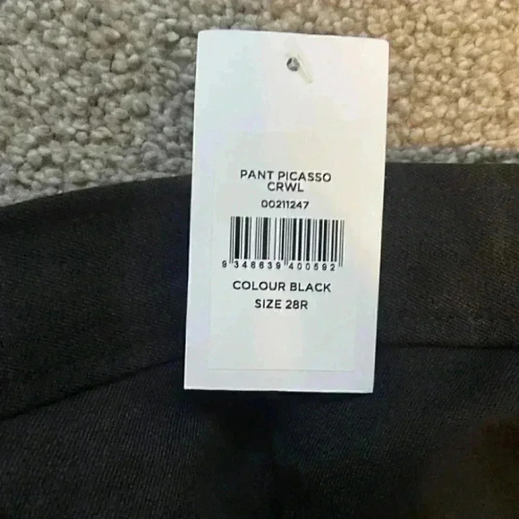 EVANS Picasso Wide Leg Trouser Black - long - Picture 6 of 6